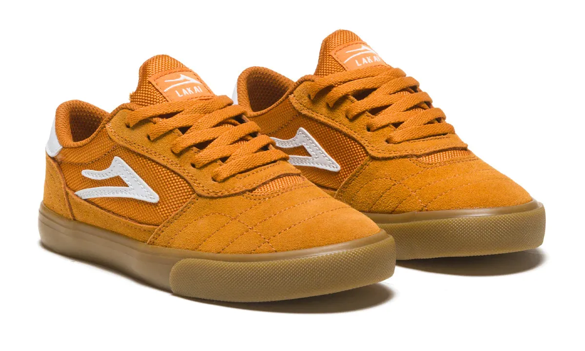 Lakai Cambridge Kid Shoes Orange Suede