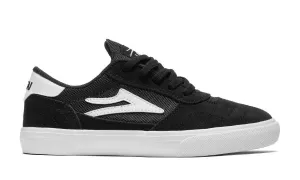 Lakai Cambridge Kids Skate Shoes - Black/White