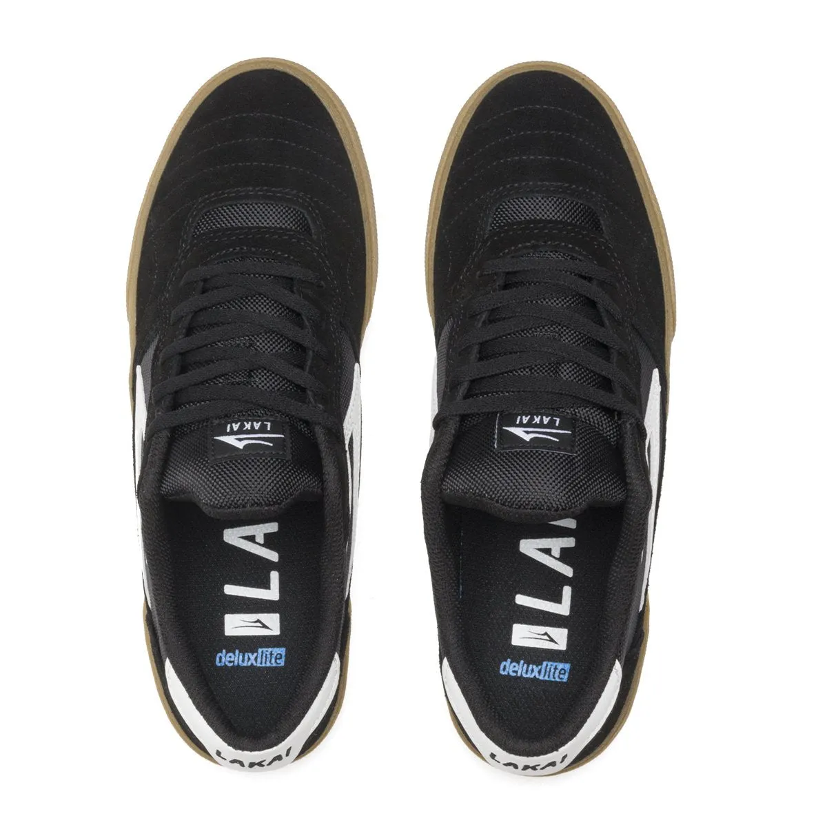 Lakai Cambridge Shoes Black/Gum Suede