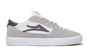 Lakai Cambridge Skate Shoes - Light Grey / White