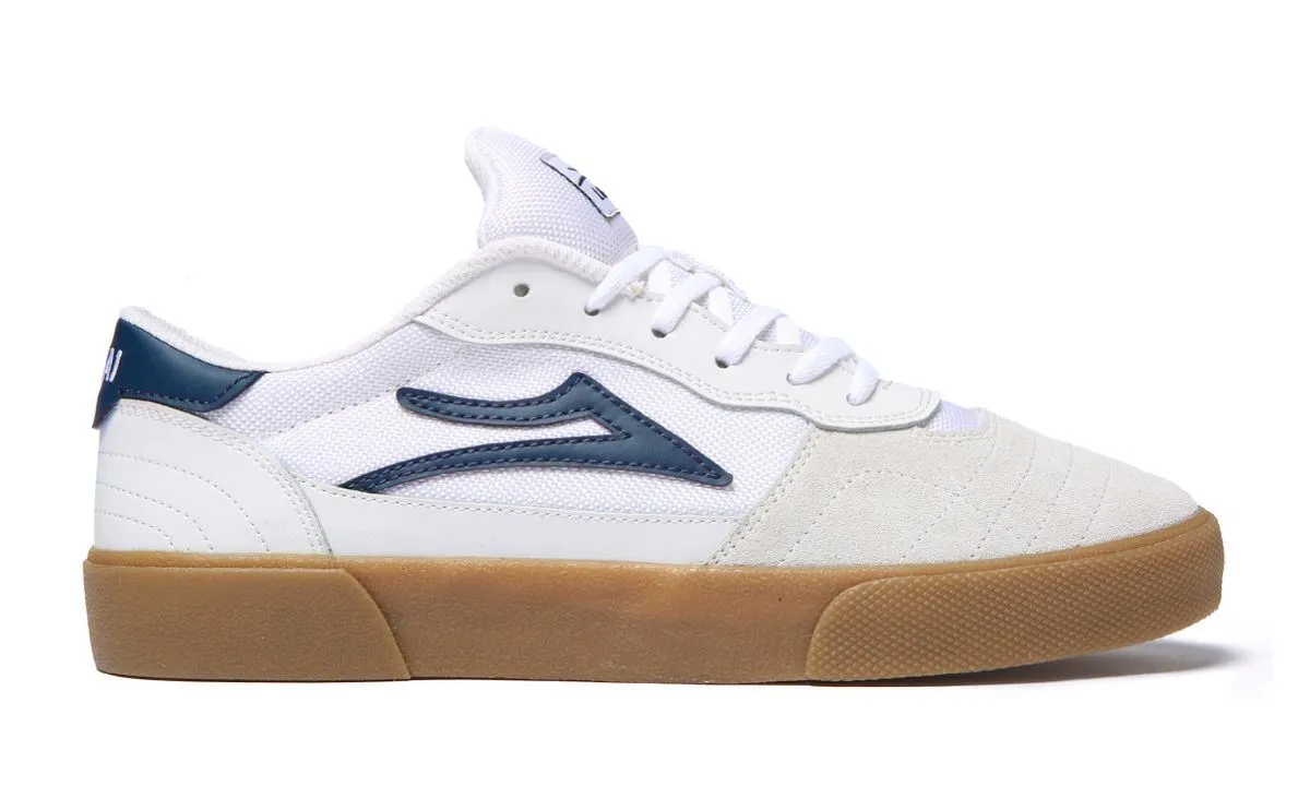Lakai Cambridge White Navy Suede Skate Shoes