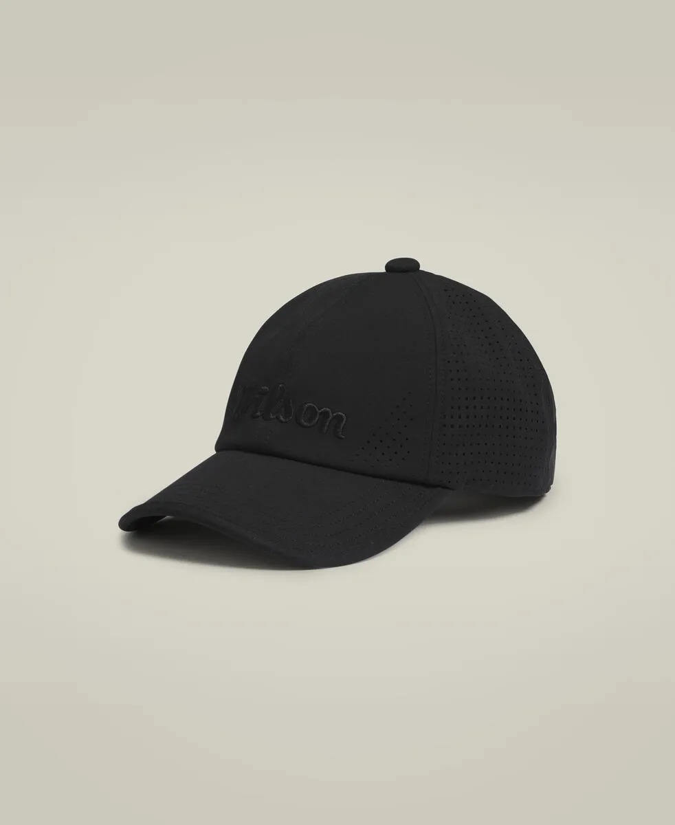 Laser-Cut Performance Cap - Black