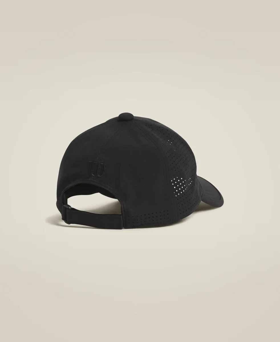 Laser-Cut Performance Cap - Black