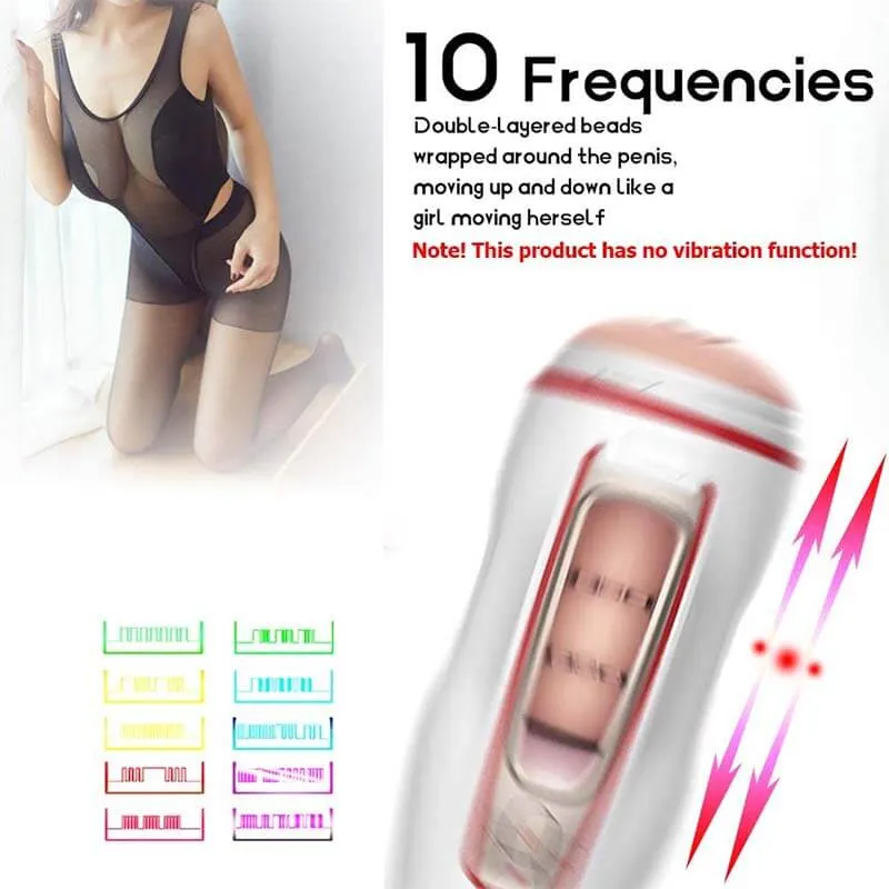 Leten Life Size Realistic Penis Male Masturbator Cup Toys