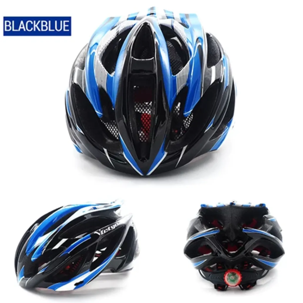 Lightweight Cycling Protective Helmet   Integrated Safety Warning Led