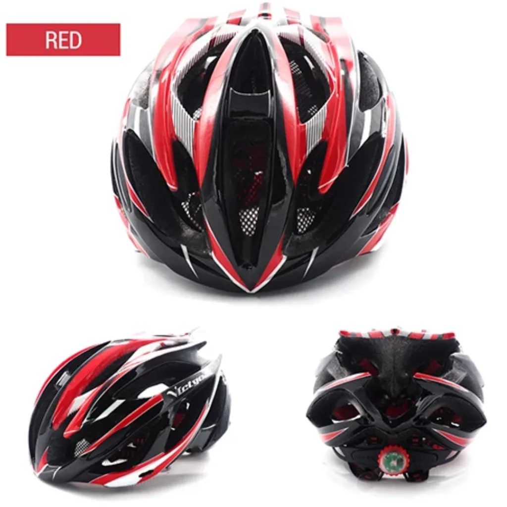 Lightweight Cycling Protective Helmet   Integrated Safety Warning Led
