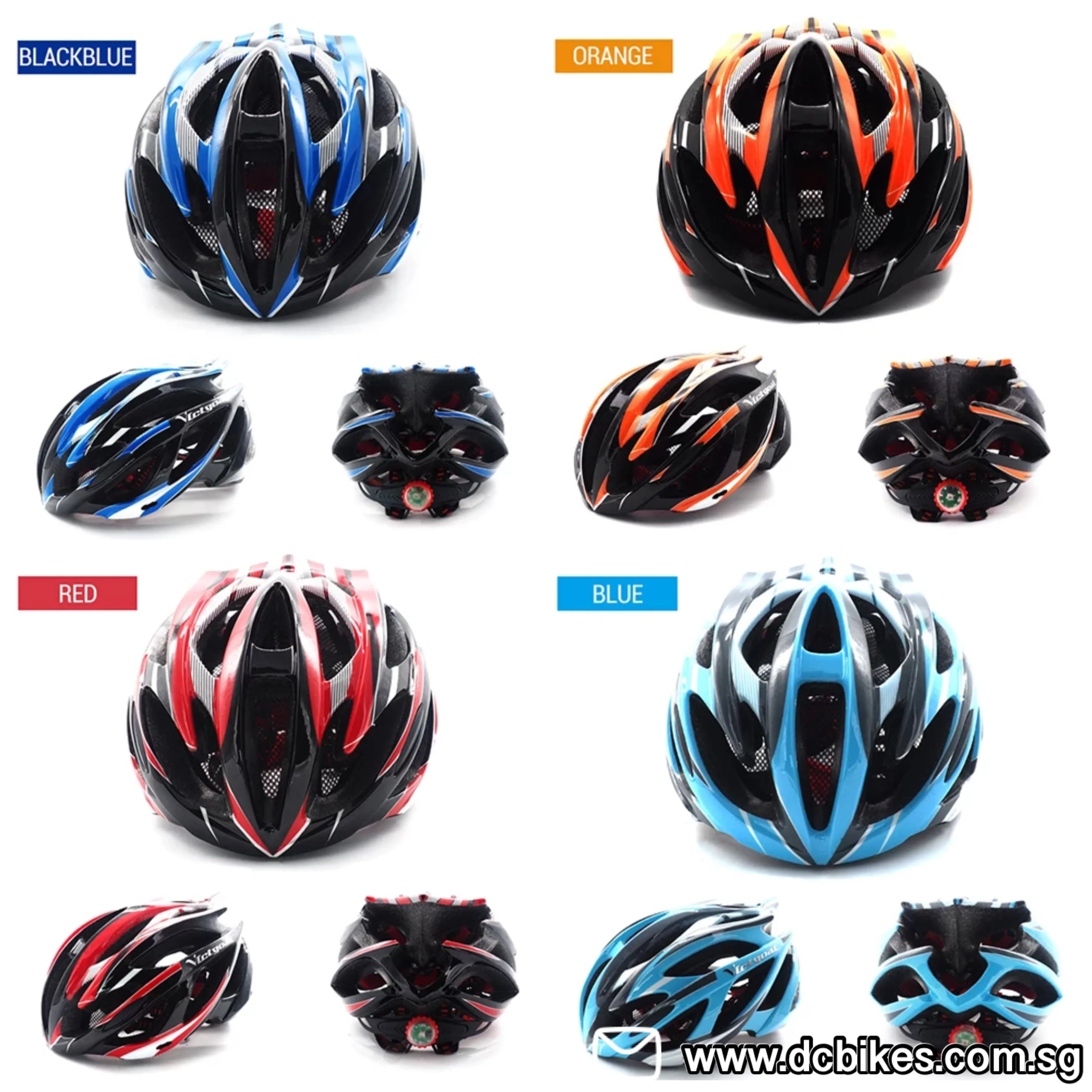 Lightweight Cycling Protective Helmet   Integrated Safety Warning Led