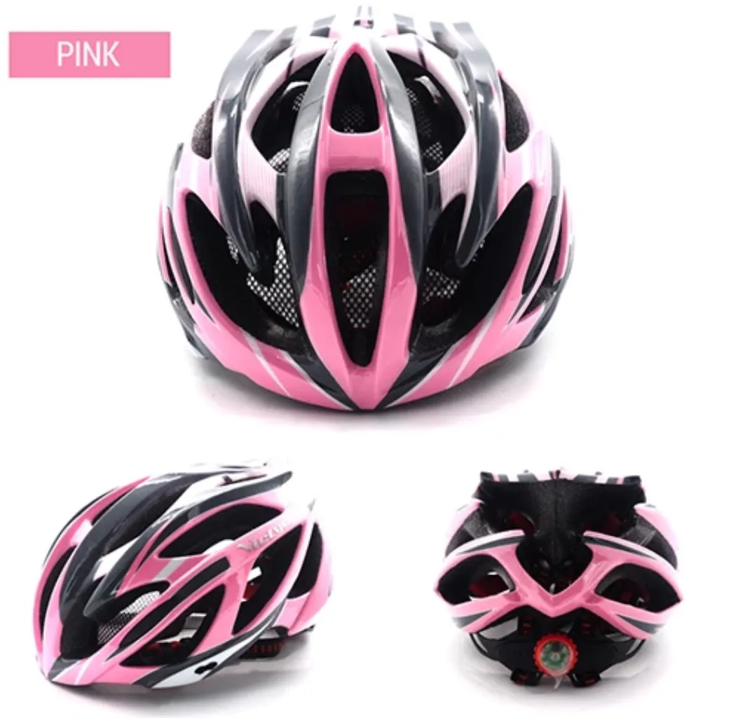 Lightweight Cycling Protective Helmet   Integrated Safety Warning Led