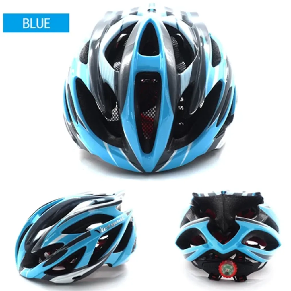 Lightweight Cycling Protective Helmet   Integrated Safety Warning Led