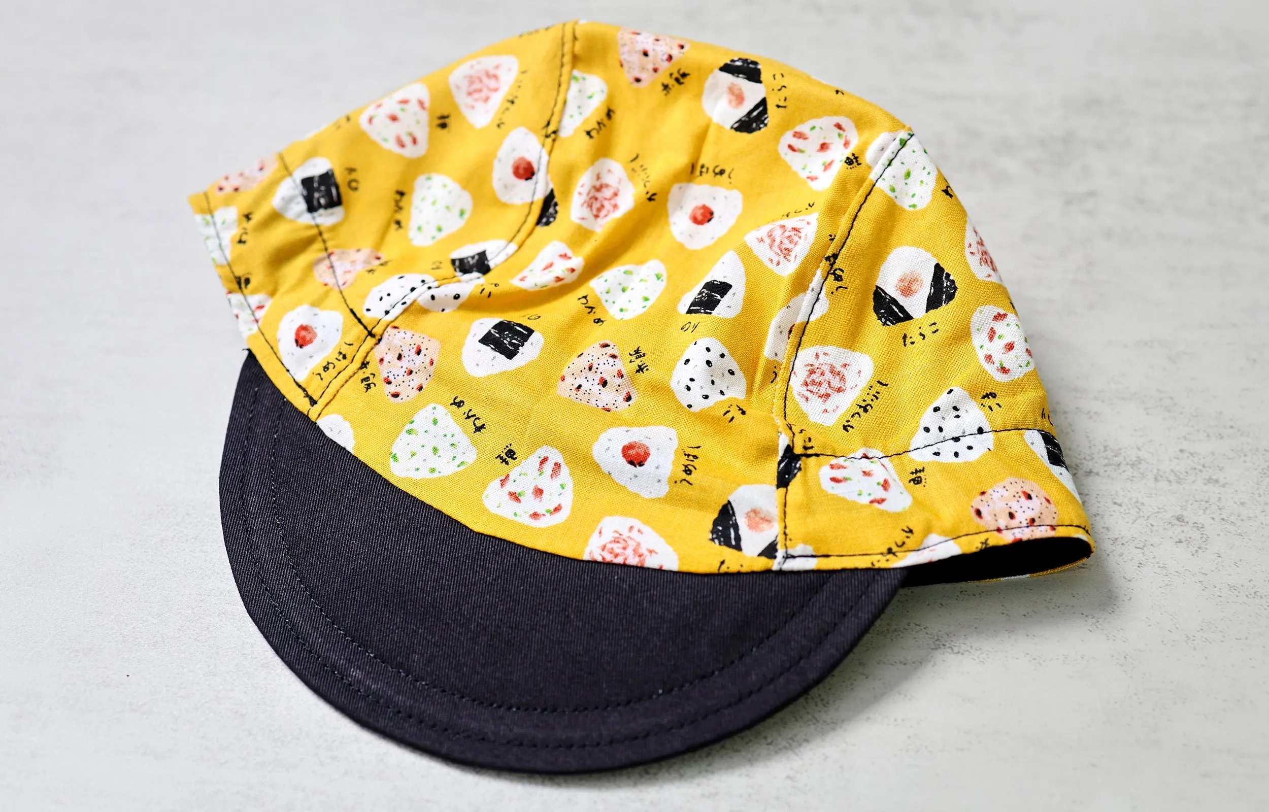 Little Onigiri Yellow Cycling Cap