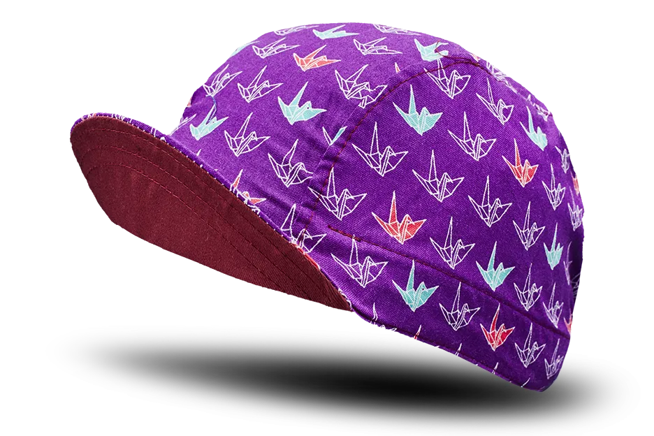 Little Origami Purple Cycling Cap