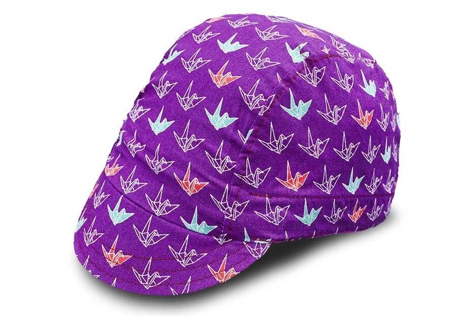 Little Origami Purple Cycling Cap