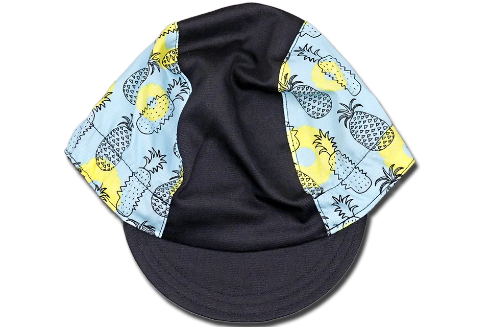Little Pineapple Blue Cycling Cap