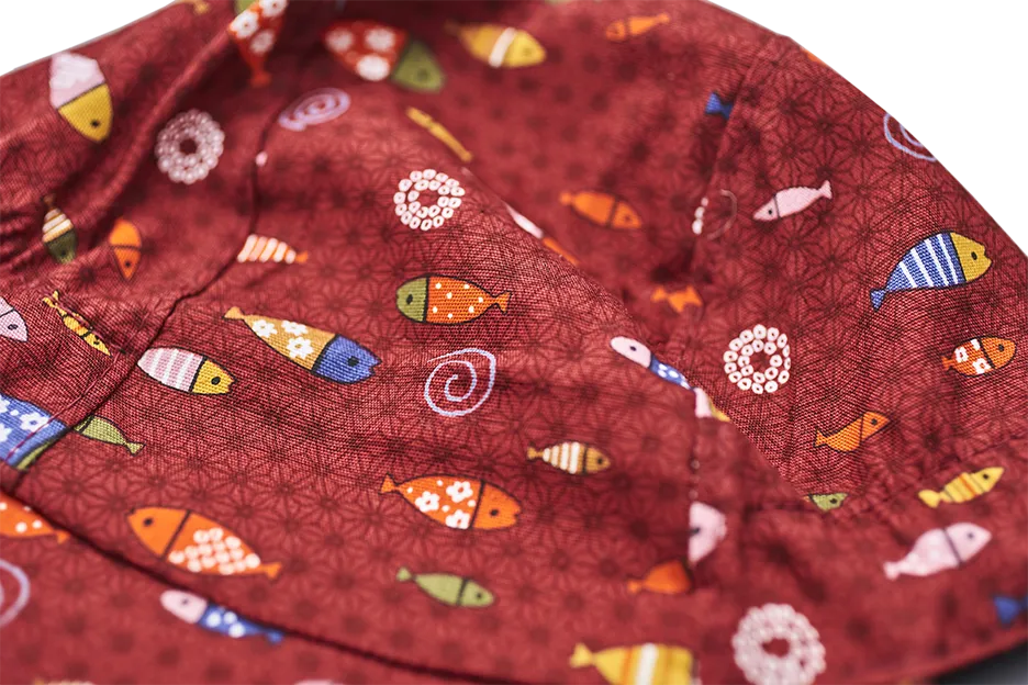 Little Sakana Maroon Cycling Cap
