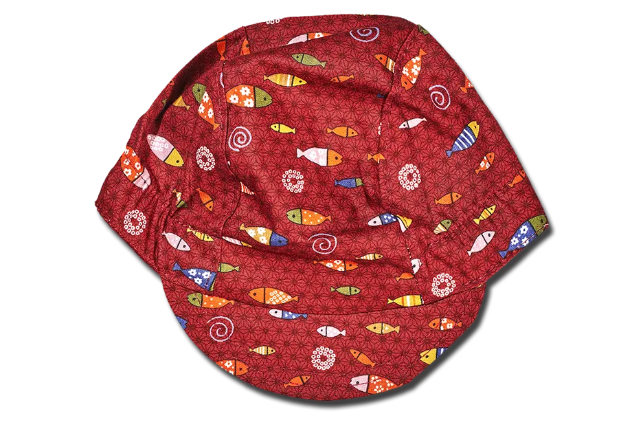 Little Sakana Maroon Cycling Cap