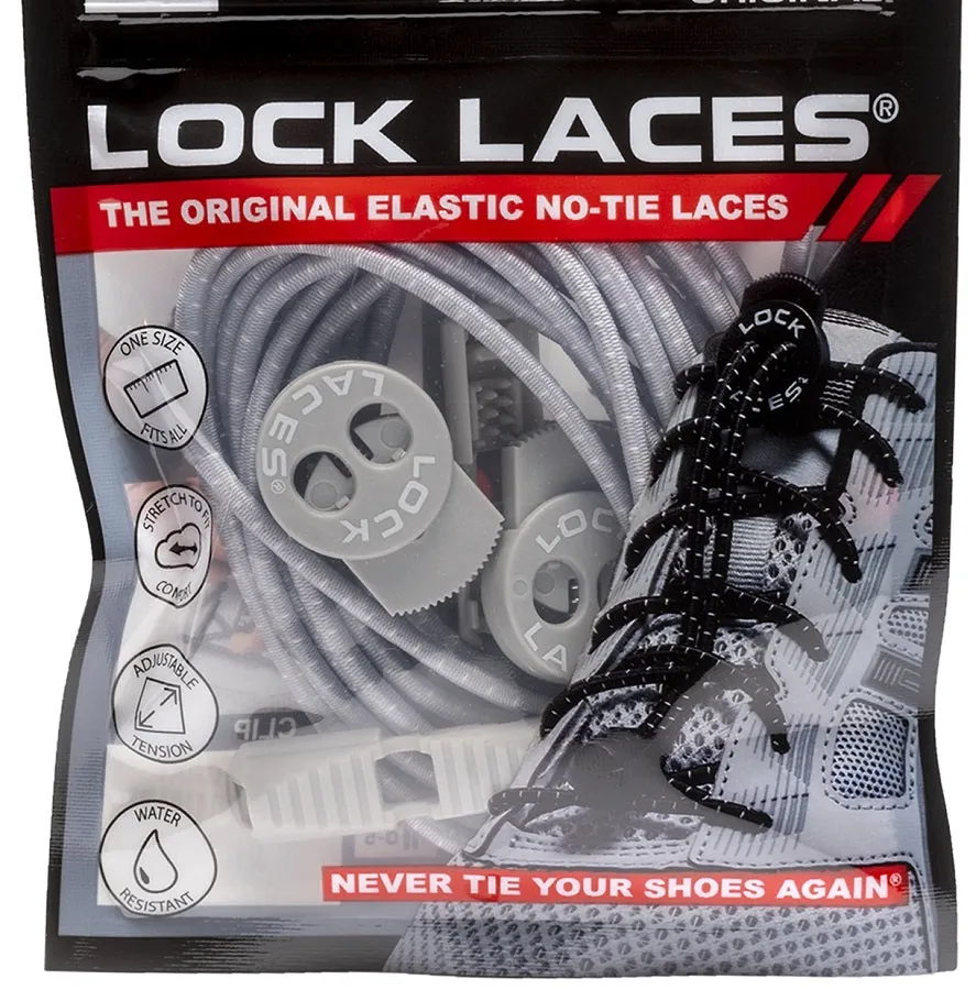 Lock Laces - cool grey