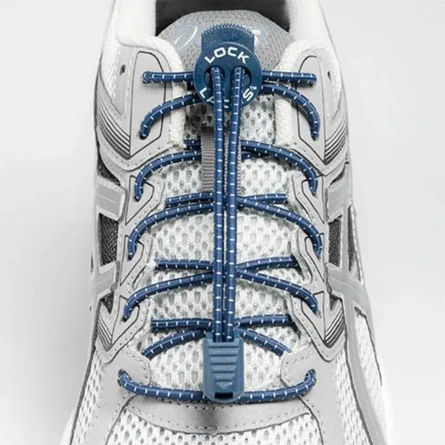 Lock Laces - navy blue