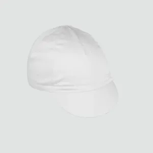 Logo Cycling Cap - White