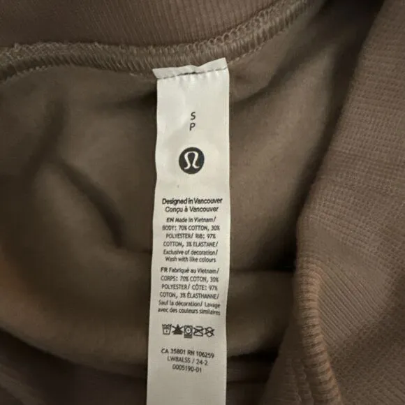 Lululemon Women Scuba HR Mini Skirt Taupetastic Casual Athleisure Size Small New