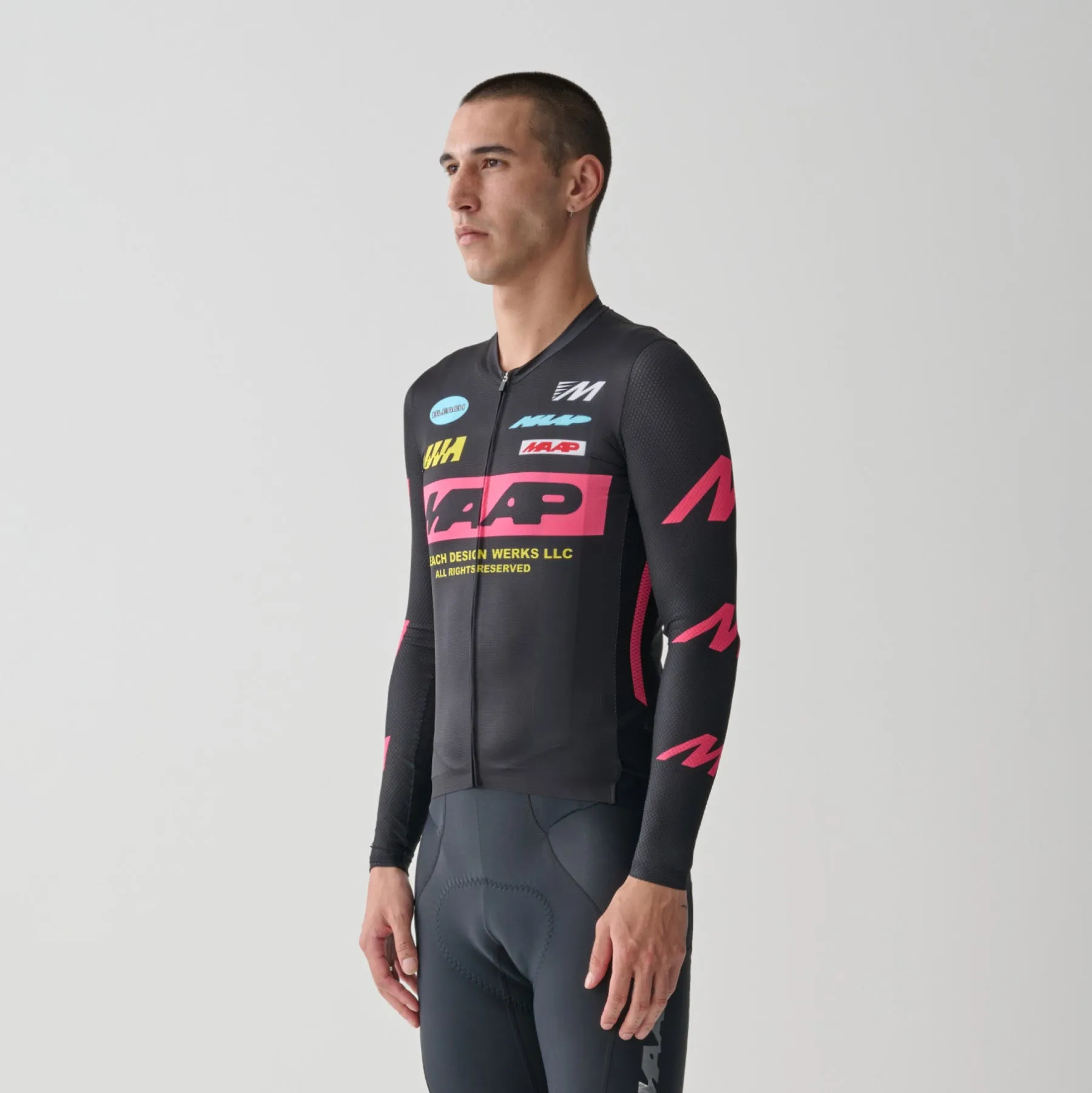 MAAP x Bleach Pro Air LS Jersey - Black/Chrome