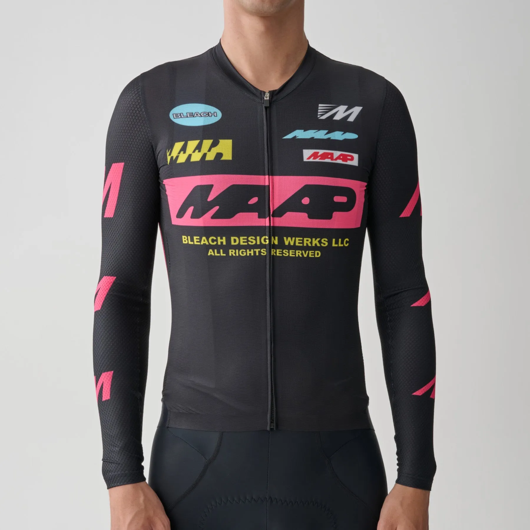 MAAP x Bleach Pro Air LS Jersey - Black/Chrome