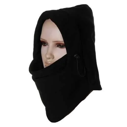 Men Women Windproof Ski Fleeces Cap Outdoor Mask Warm Head Scarves Cycling Headgear Hat