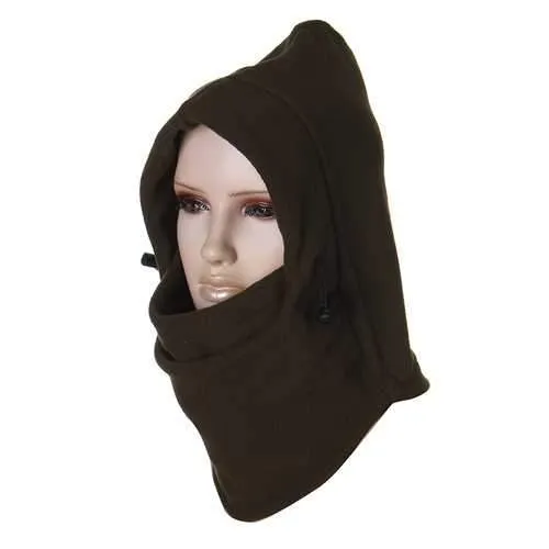 Men Women Windproof Ski Fleeces Cap Outdoor Mask Warm Head Scarves Cycling Headgear Hat