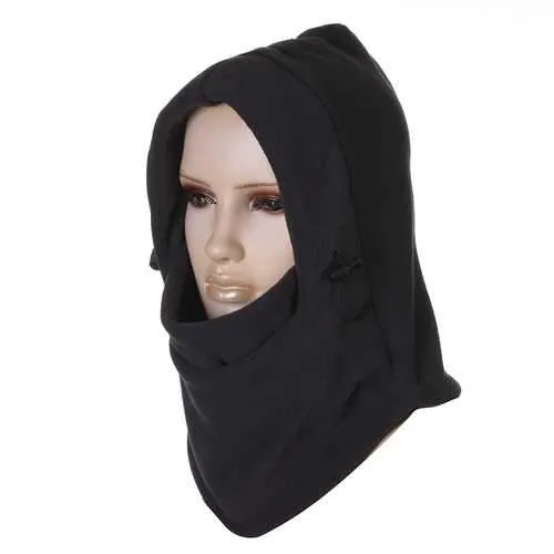 Men Women Windproof Ski Fleeces Cap Outdoor Mask Warm Head Scarves Cycling Headgear Hat