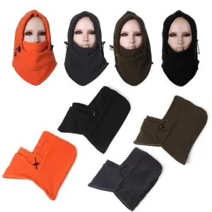 Men Women Windproof Ski Fleeces Cap Outdoor Mask Warm Head Scarves Cycling Headgear Hat