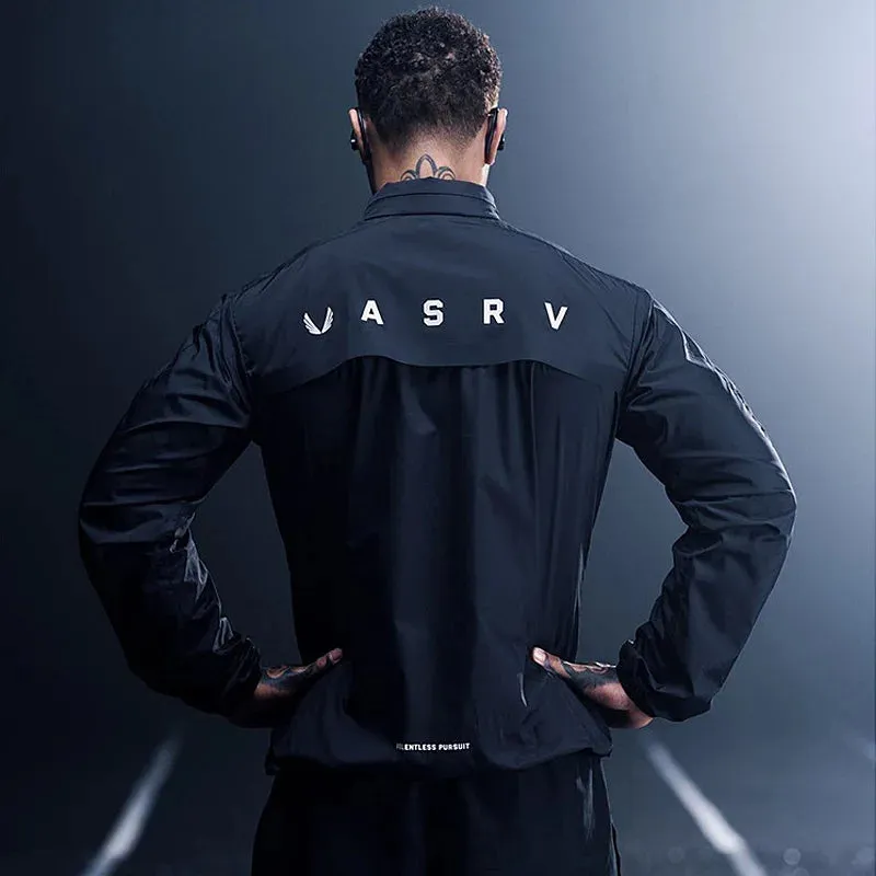 Men's Autumn Winter Zipper Sport Shirt - Elastic Running Casual Jackets, Fitness Gym Sports Clothing, Sport Top Sportswear