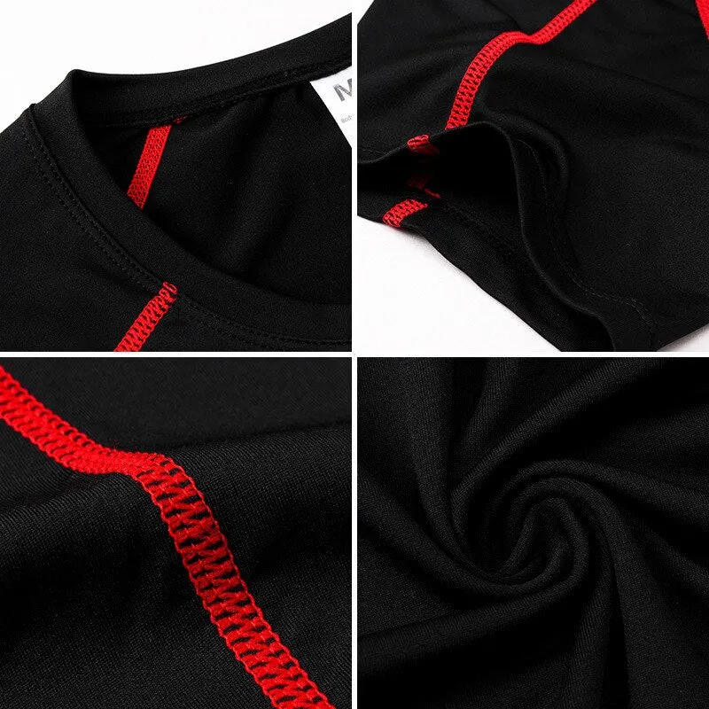 Men's Compression Tracksuit 2 Piece Fitness  Suit
