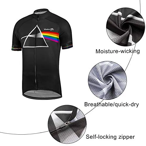 Men's Cycling Jersey Set Short Sleeve MTB Jersey Road Bike Clothing Shirts Shorts with 3D Padded Outdoor Riding Sportswear