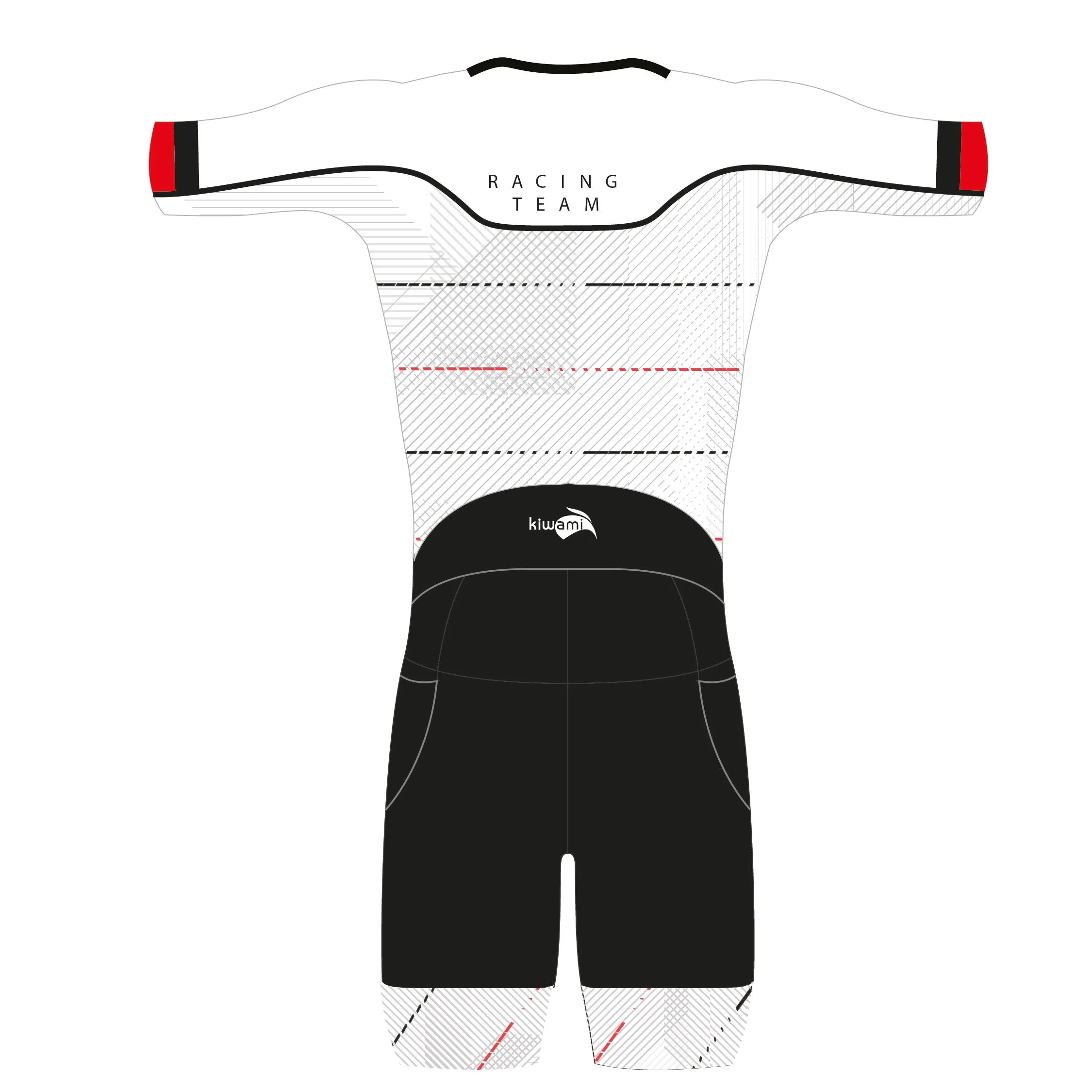MEN'S LD AERO TRISUIT RACING TEAM WHITE