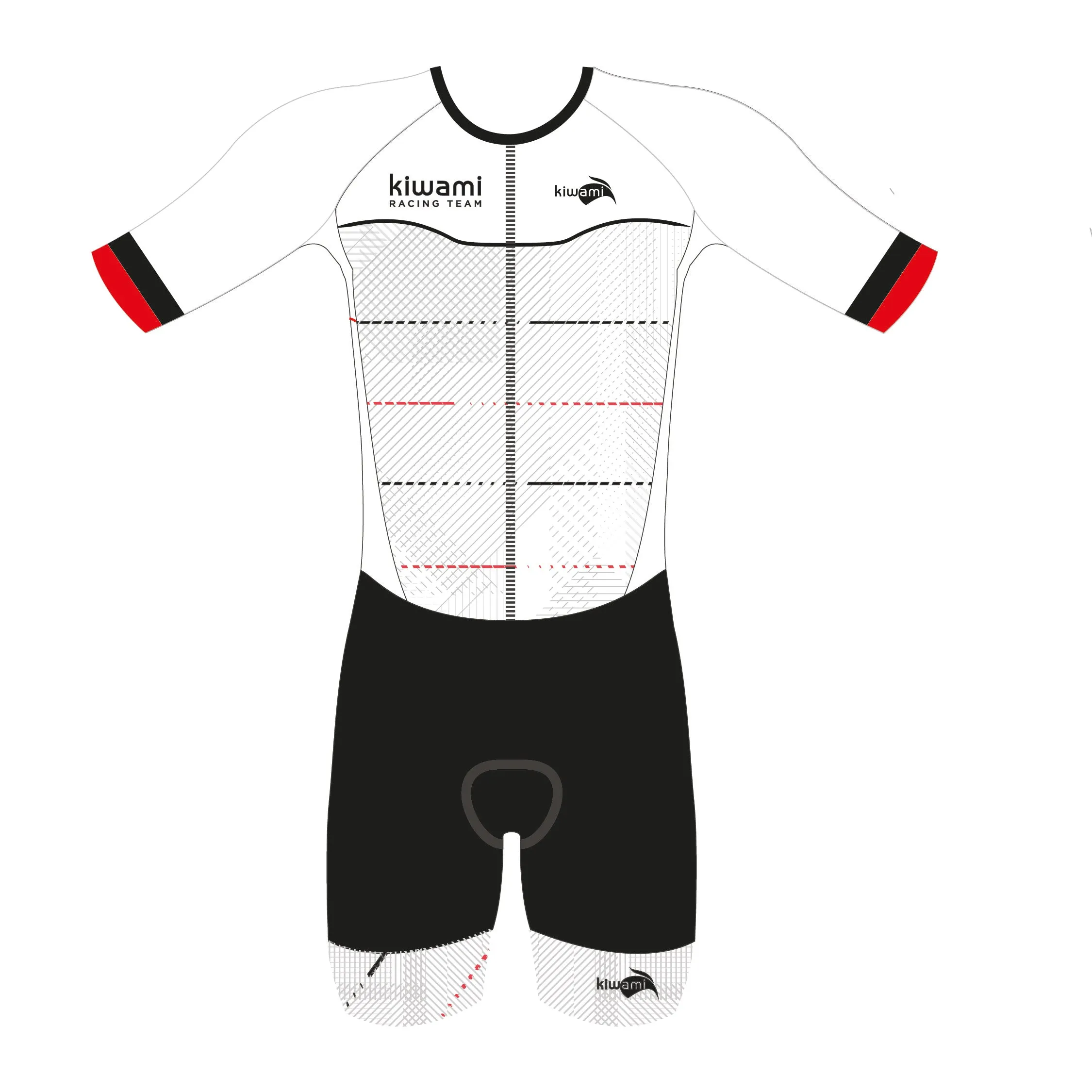 MEN'S LD AERO TRISUIT RACING TEAM WHITE