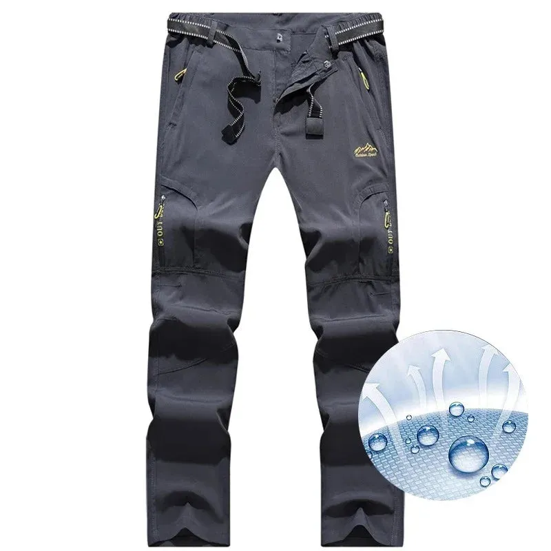 Men's Outdoor Quick Dry Ice Silk Pants  Lightweight & Breathable