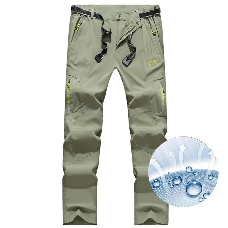 Men's Outdoor Quick Dry Ice Silk Pants  Lightweight & Breathable