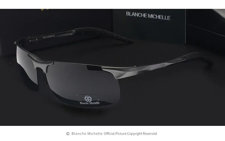 Men's Ultra-Light Aluminum Magnesium Polarized Sunglasses
