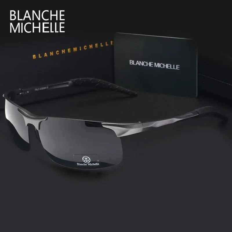 Men's Ultra-Light Aluminum Magnesium Polarized Sunglasses