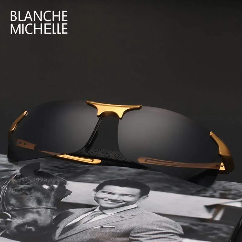 Men's Ultra-Light Aluminum Magnesium Polarized Sunglasses