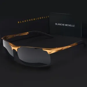 Men's Ultra-Light Aluminum Magnesium Polarized Sunglasses