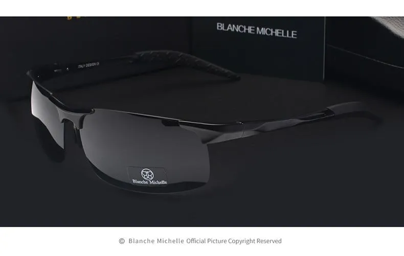 Men's Ultra-Light Aluminum Magnesium Polarized Sunglasses