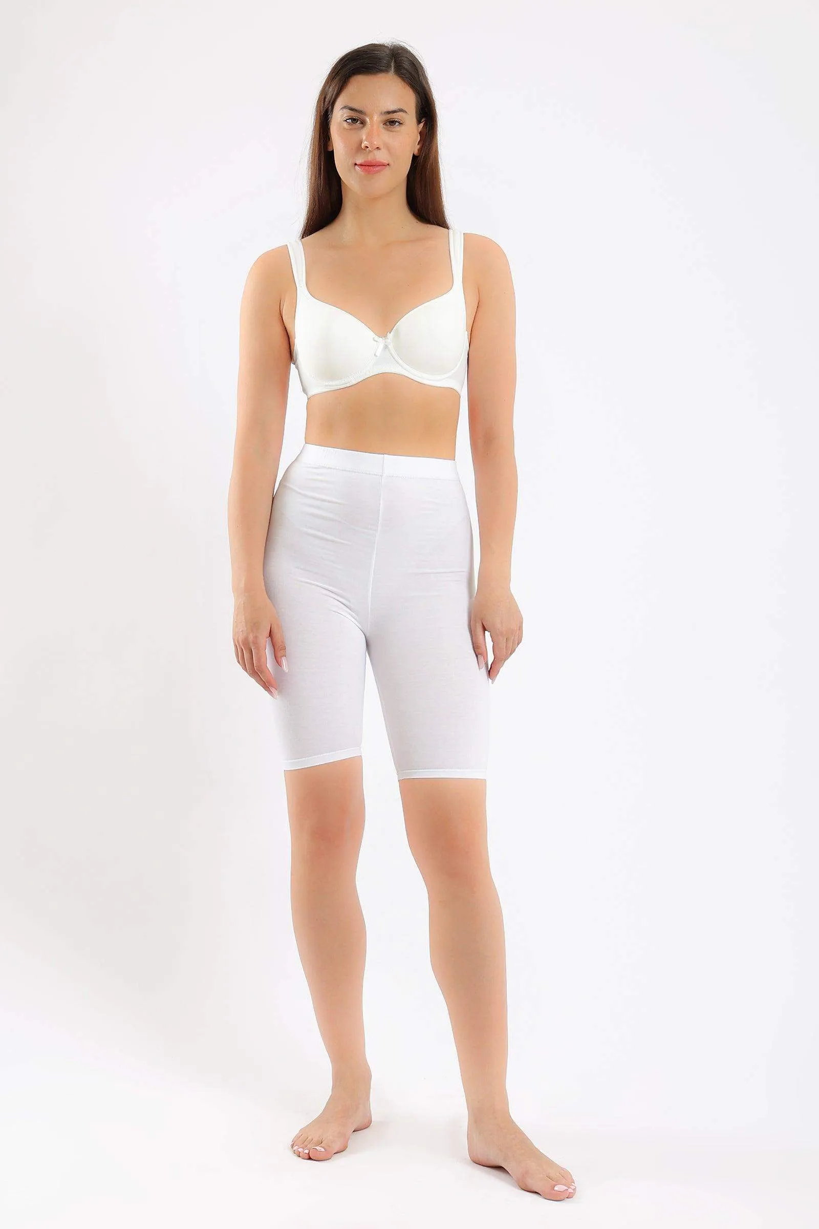 Mid Thigh Slim Shorts