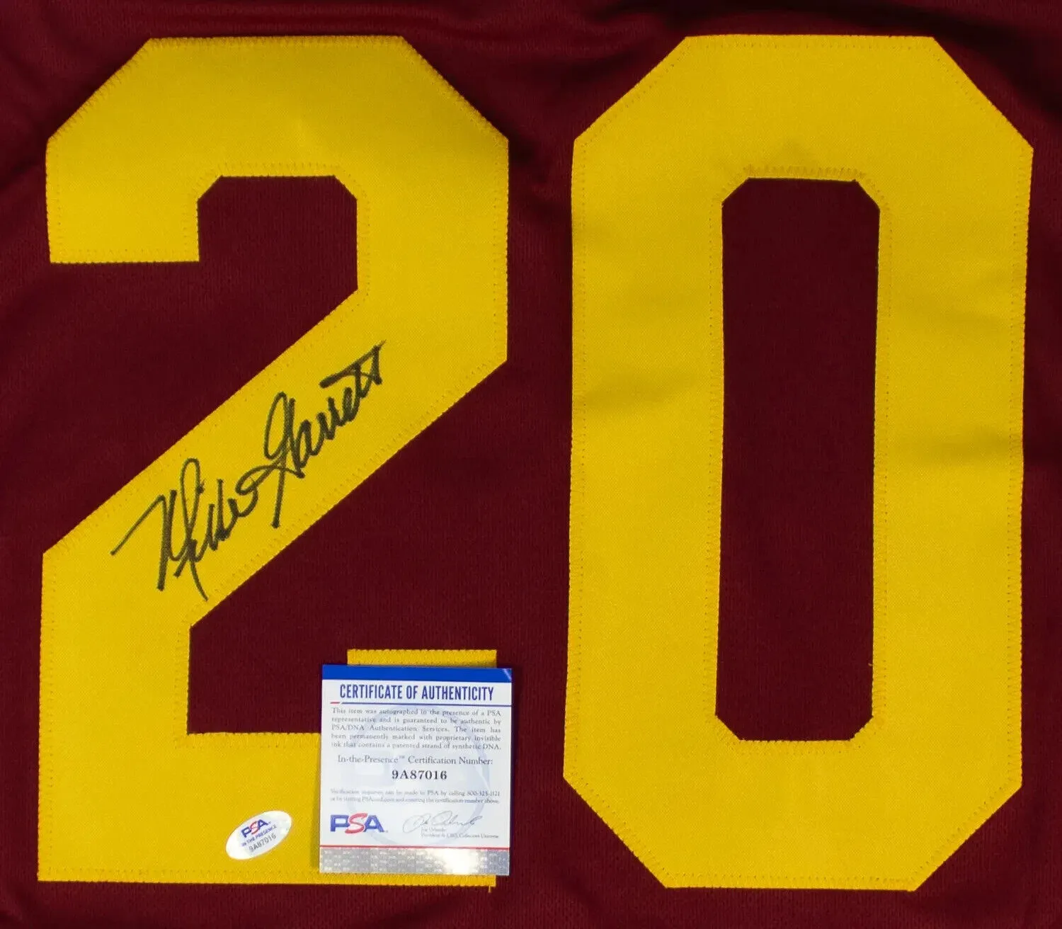 Mike Garrett Signed USC Trojans Jersey (JSA COA) Kansas City Chiefs Running Back