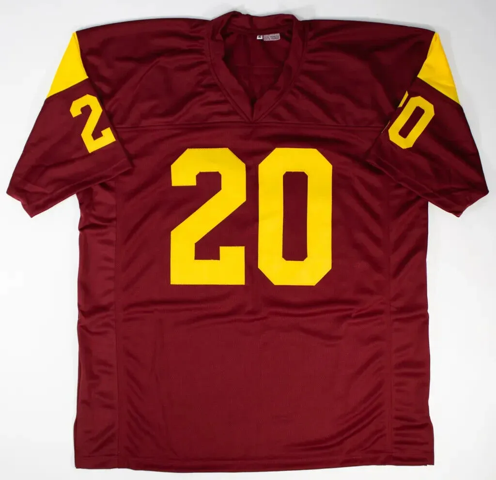 Mike Garrett Signed USC Trojans Jersey (JSA COA) Kansas City Chiefs Running Back