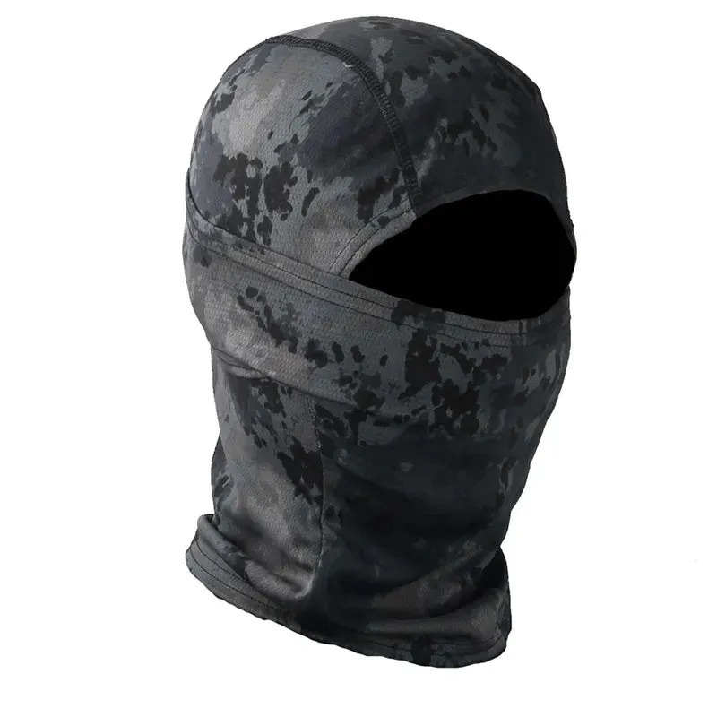 Military Camouflage Outdoor Tactical Head Face Cover for Mountaineering and Cycling