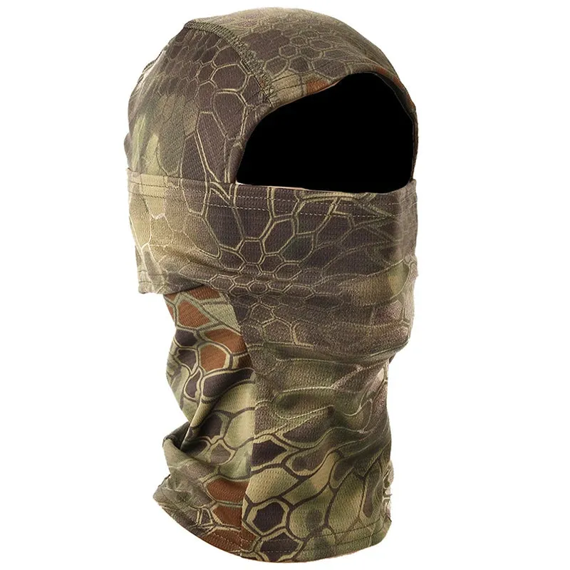 Military Camouflage Outdoor Tactical Head Face Cover for Mountaineering and Cycling