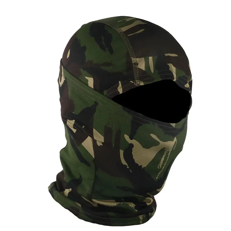 Military Camouflage Outdoor Tactical Head Face Cover for Mountaineering and Cycling