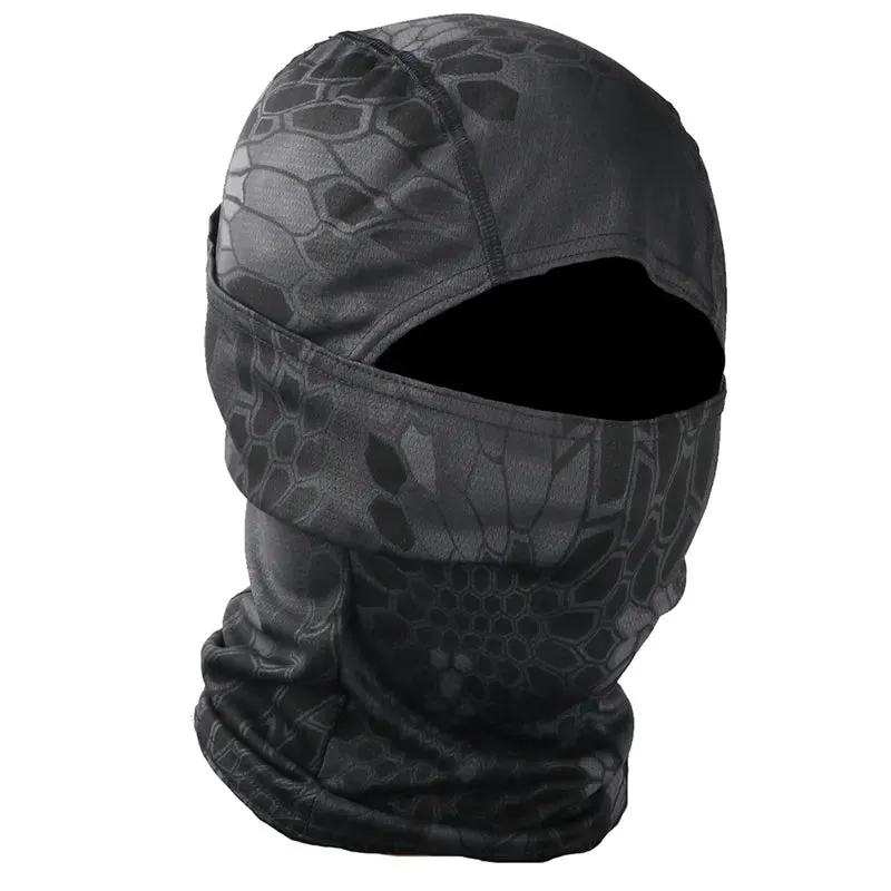 Military Camouflage Outdoor Tactical Head Face Cover for Mountaineering and Cycling