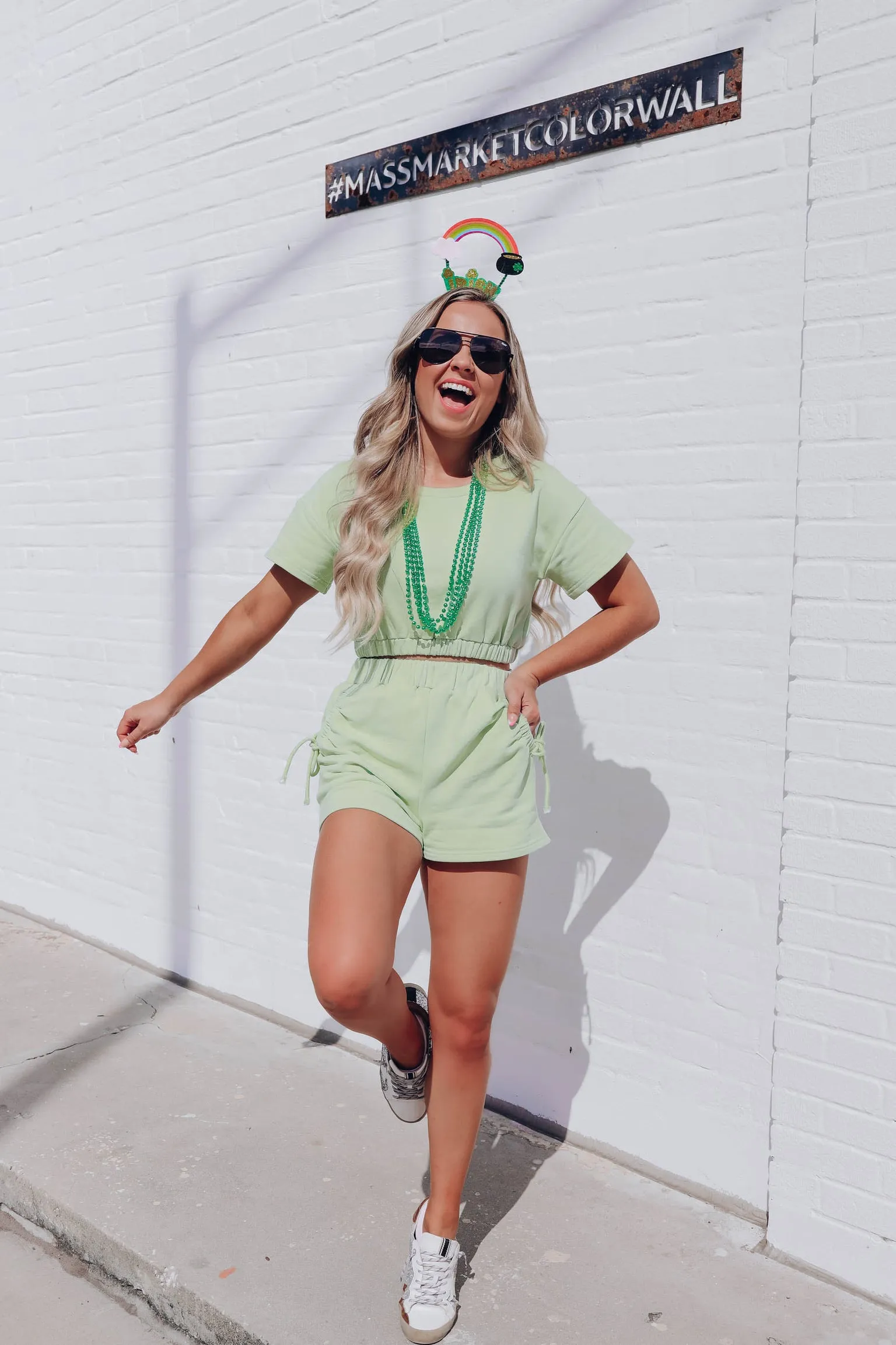 Mint Crush Crop/Short Set