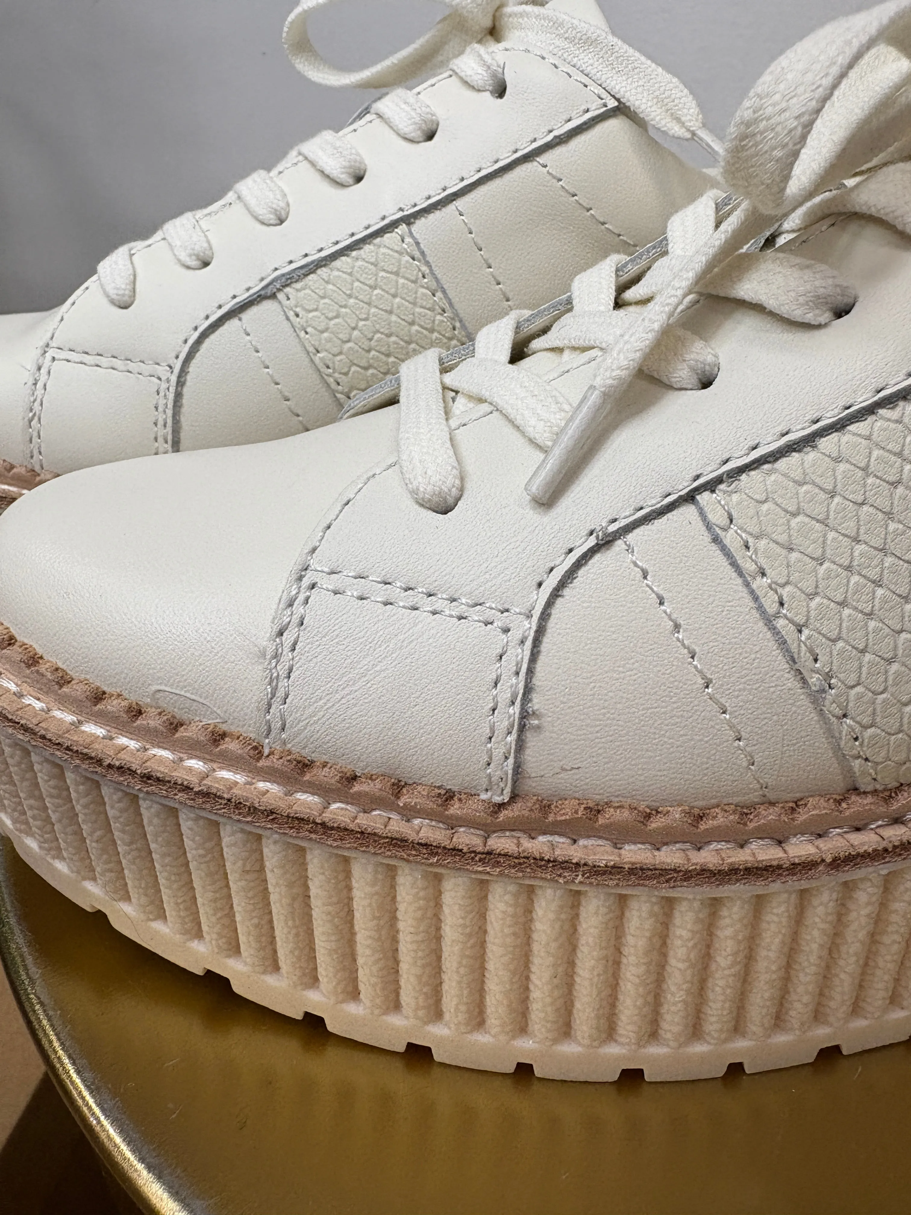 MISFIT ITEM - The Tiger Leather Platform Sneakers by Dolce Vita // Size 8.5